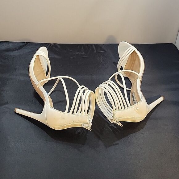 STEVE MADDEN MULTI-STRAP HIGH HEEL ROUND TOE SANDAL - Picture 11 of 15